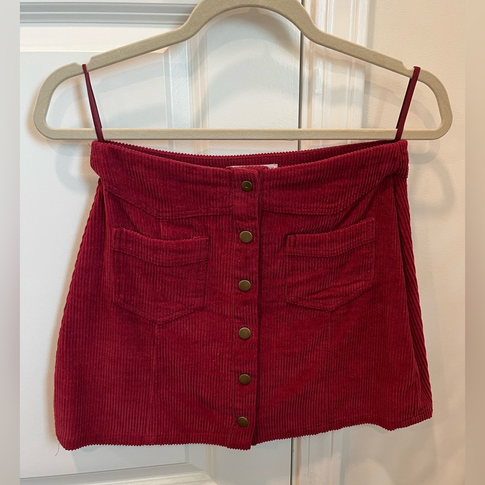 MINI SKIRT || Corduroy Mini Skirt